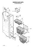 FREEZER LINER Diagram and Parts List for ED22DWXTG01  Whirlpool Refrigerator