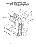 Part Location Diagram of LIT1127667 Whirlpool Service & Wiring Sheet