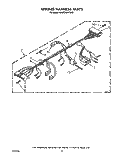 WIRING HARNESS Diagram and Parts List for KAWE742WWH2  KitchenAid Washer