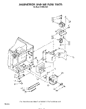 MAGNETRON AND AIR FLOW Diagram and Parts List for KCMS135S2  KitchenAid Microwave