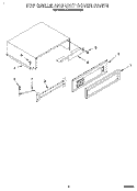 TOP GRILLE AND UNIT COVER Diagram and Parts List for KSSS36DBW00  KitchenAid Refrigerator