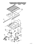 COMPARTMENT SEPARATOR Diagram and Parts List for 8ET22PKXYN00  Whirlpool Refrigerator