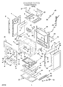 CHASSIS Diagram and Parts List for TGS325GW6  Estate Range