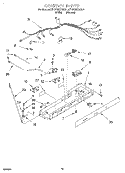 CONTROL, LIT/OPTIONAL Diagram and Parts List for KSRP22KDWH01  KitchenAid Refrigerator