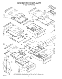 Part Location Diagram of 1107616 Whirlpool Shelf Ladder (sold individually, 2 recommended)