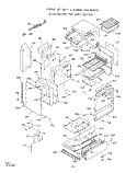 BODY Diagram and Parts List for 1352W06  Roper Range
