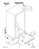 CABINET Diagram and Parts List for EV200FXAN00  Whirlpool Freezer