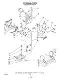 AIR FLOW Diagram and Parts List for KSRF22DSWHY1  KitchenAid Refrigerator