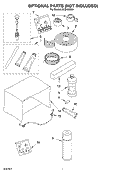 OPTIONAL Diagram and Parts List for ACQ108XL0  Whirlpool Air Conditioner