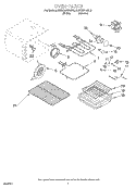 OVEN Diagram and Parts List for KESC307BAL9  KitchenAid Range