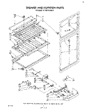 BREAKER AND PARTITION Diagram and Parts List for ET22MTXLWR0  Whirlpool Refrigerator