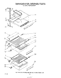 REFRIGERATOR INTERIOR Diagram and Parts List for EHD252SMWR1  Whirlpool Refrigerator