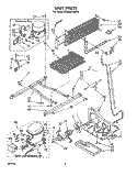 UNIT Diagram and Parts List for ET20NKXSW10  Whirlpool Refrigerator