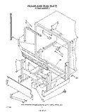 FRAME AND TANK Diagram and Parts List for KUDS220ST0  KitchenAid Dishwasher