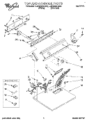 Part Location Diagram of 3396647 Whirlpool HARNESS, WIRING