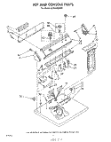 SECTION Diagram and Parts List for LE7680XPW0  Whirlpool Dryer