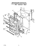 Part Location Diagram of LIT1127854 Whirlpool Service & Wiring Sheet