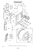 SECTION Diagram and Parts List for LE4900XTM0  Whirlpool Dryer