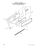 MAIN TOP Diagram and Parts List for 1225W3A  Roper Range