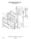 REFRIGERATOR DOOR, NOT ILLUSTRATED Diagram and Parts List for ET16XK1MWR4  Whirlpool Refrigerator
