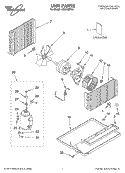 UNIT PARTS Diagram and Parts List for ACU102PK1  Whirlpool Air Conditioner
