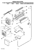 ICEMAKER PARTS, OPTIONAL PARTS (NOT INCLUDED) Diagram and Parts List for GS6NVEXSY00  Whirlpool Refrigerator