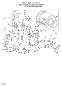 BULKHEAD Diagram and Parts List for RGX5635EQ0  Roper Dryer