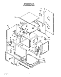 OVEN Diagram and Parts List for KEMS378XWH1  KitchenAid Wall Oven