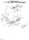 CONTROL PARTS Diagram and Parts List for GD2SHAXNL01  Whirlpool Refrigerator
