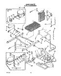 UNIT Diagram and Parts List for 6ED25RQXWW01  Whirlpool Refrigerator