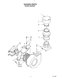 BLOWER Diagram and Parts List for KUDP22ST0  KitchenAid Dishwasher