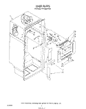 LINER Diagram and Parts List for RT18BMXVW03  Roper Refrigerator