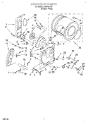 BULKHEAD Diagram and Parts List for LGR3624JQ0  Whirlpool Dryer