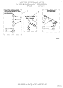 WATER SYSTEM Diagram and Parts List for GLSR5233AW0  Whirlpool Washer