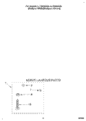 MISCELLANEOUS Diagram and Parts List for LLT8244BZ0  Whirlpool Washer