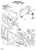 LINER PARTS Diagram and Parts List for ET2AHTXMT02  Whirlpool Refrigerator