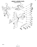 WIRING HARNESS Diagram and Parts List for RM275PXK0  Whirlpool Microwave Oven Combo