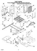 UNIT PARTS Diagram and Parts List for ES2FHAXSL01  Whirlpool Refrigerator