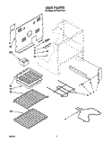 UNIT, OPTIONAL Diagram and Parts List for RF314PXYW0  Whirlpool Range