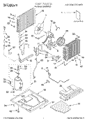 UNIT, LITERATURE Diagram and Parts List for CAH25WC01  Whirlpool Air Conditioner