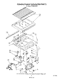 COMPARTMENT SEPARATOR Diagram and Parts List for ET20DKXVN01  Whirlpool Refrigerator