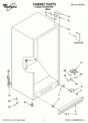 Part Location Diagram of W10206097 Whirlpool Owners Manual