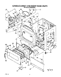 Part Location Diagram of WP3396122 Whirlpool Window