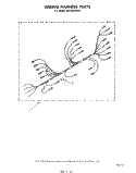 WIRING HARNESS Diagram and Parts List for RB1000XKW1  Whirlpool Wall Oven