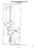 BRAKE AND DRIVE TUBE Diagram and Parts List for LA7800XSW1  Whirlpool Washer