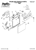 Part Location Diagram of 8537074 Whirlpool Panel, Front (Black)