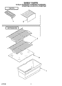 SHELF, OPTIONAL Diagram and Parts List for ET4WSKXKT01  Whirlpool Refrigerator