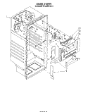 LINER Diagram and Parts List for ET18NKXRWR4  Whirlpool Refrigerator