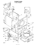 SECTION Diagram and Parts List for LE5800XPW1  Whirlpool Dryer
