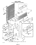 UNIT Diagram and Parts List for ET18JMXRWR1  Whirlpool Refrigerator